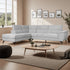Betis L-Form Ecksofa Links - Stoffbezug Grau
